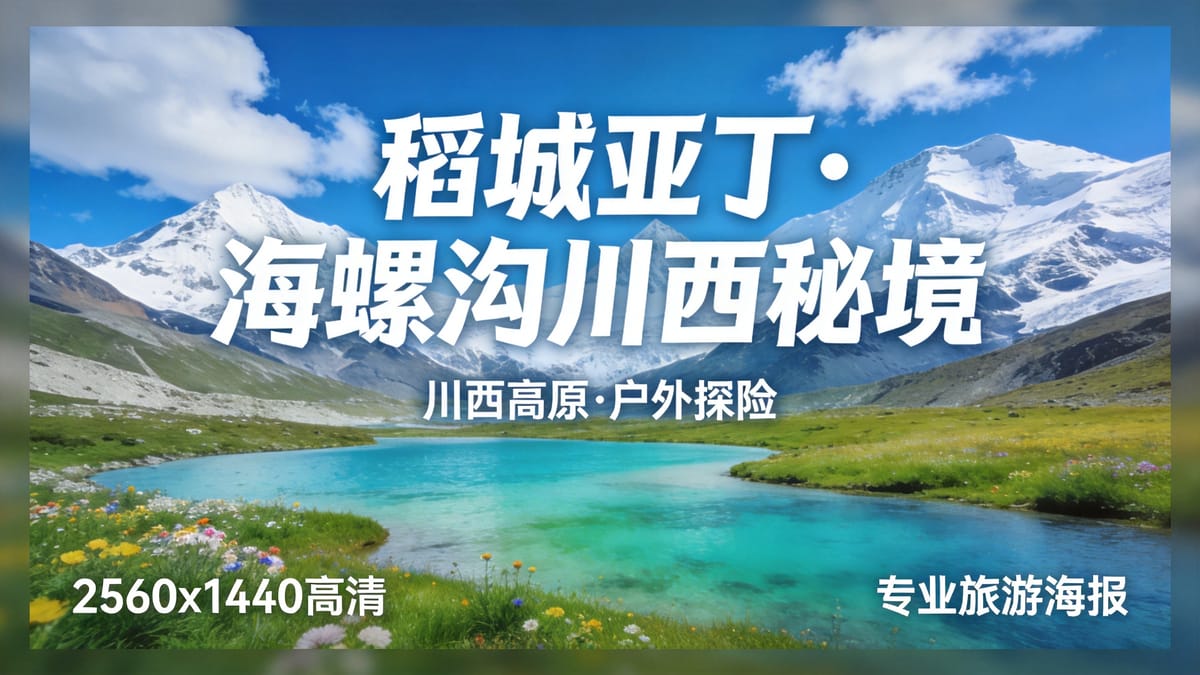 稻城亚丁+新都桥+海螺沟7日川西大环线 — 四川精品旅游线路
