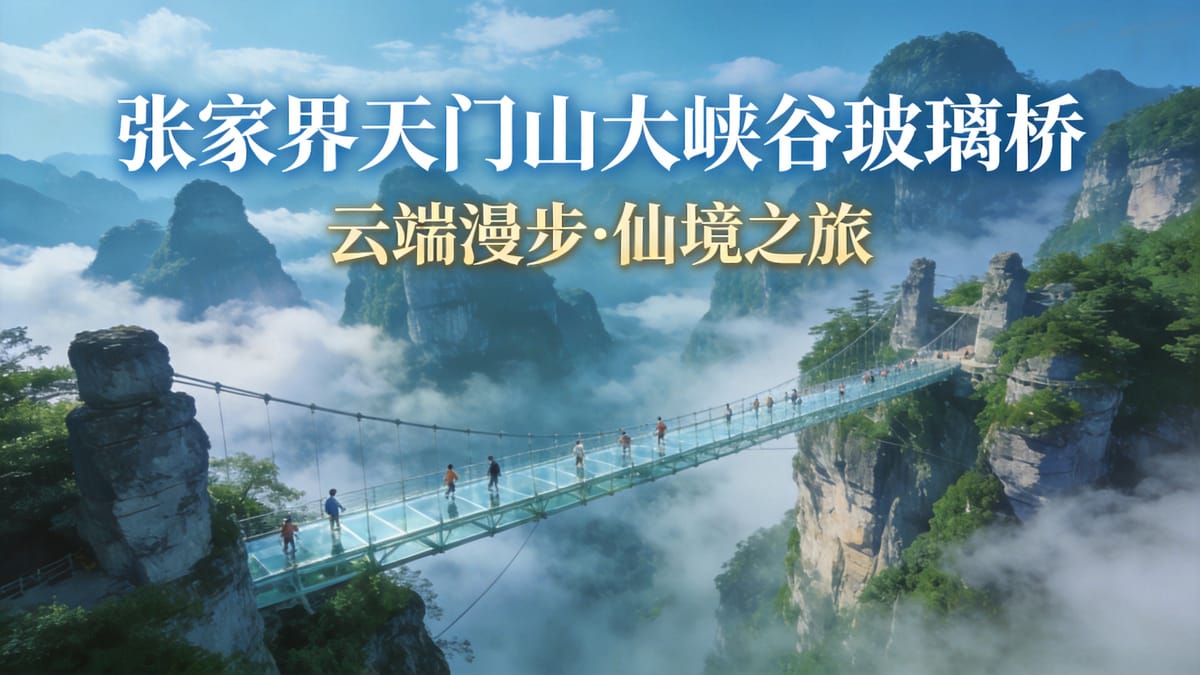 张家界天门山+大峡谷玻璃桥3日精华游 — 张家界精品旅游线路